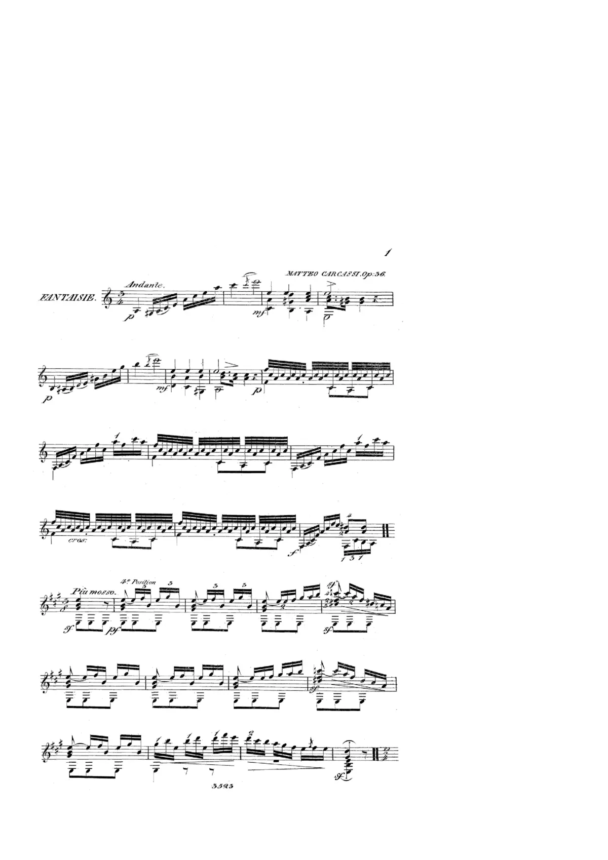 Fantaisie sur L'opera 'Guillaume Tell' - Page 1
