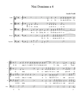 Nisi Dominus a 4