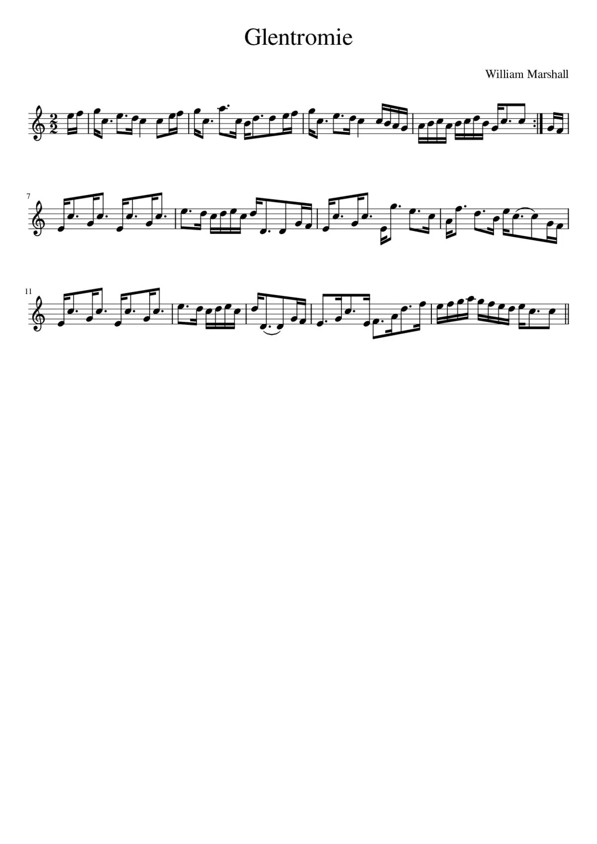 Glentromie - Page 1