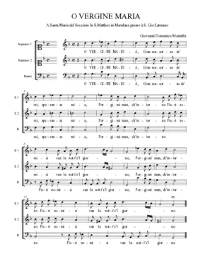 O VERGINE MARIA