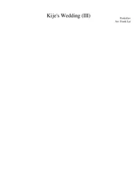 Lieutenant Kijé (suite) Op.60