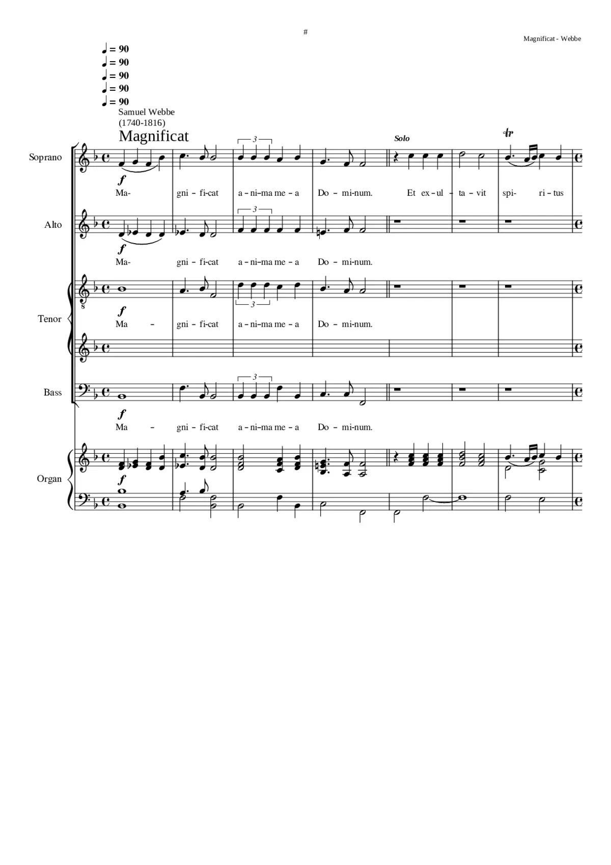Magnificat - Page 1