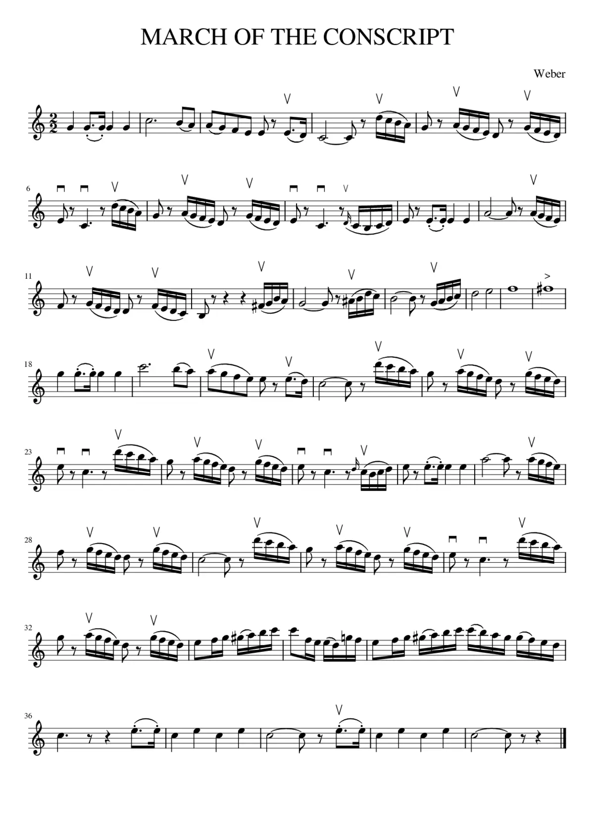 MARCH OF THE CONSCRIPT - Page 1