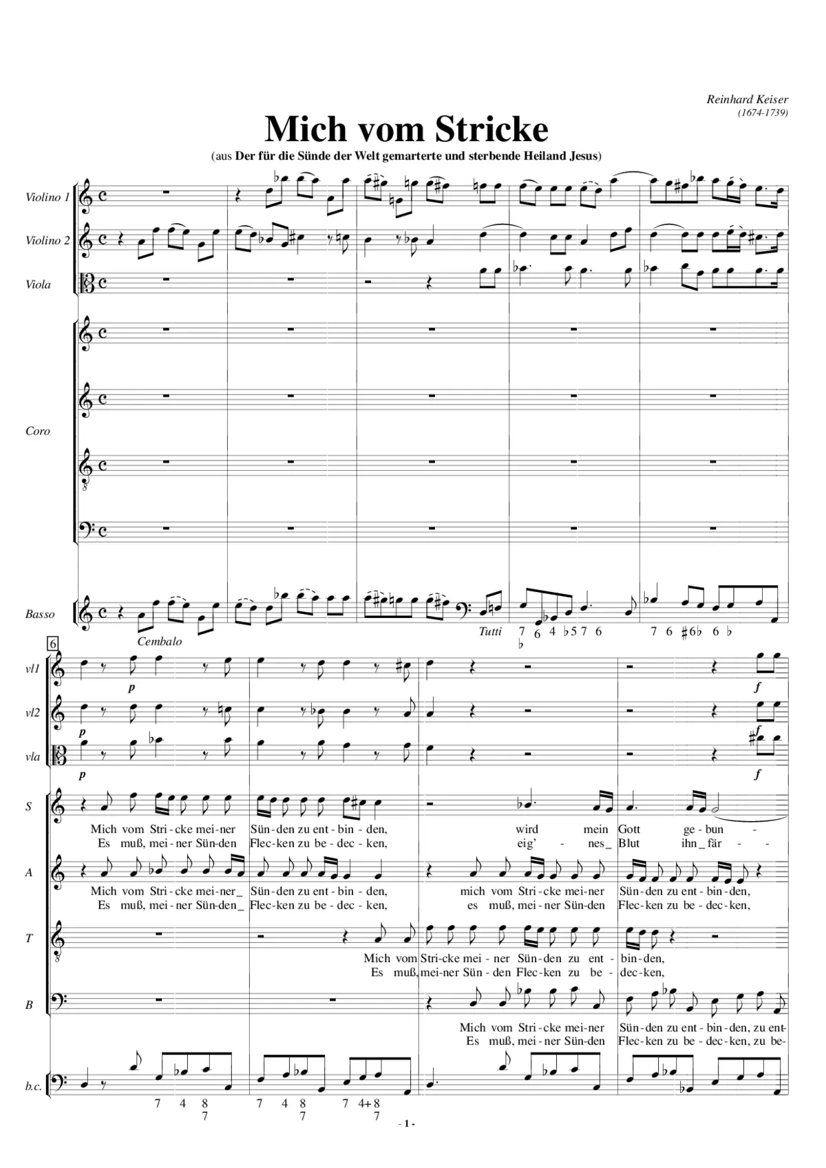 Brockes-Passion - Page 1