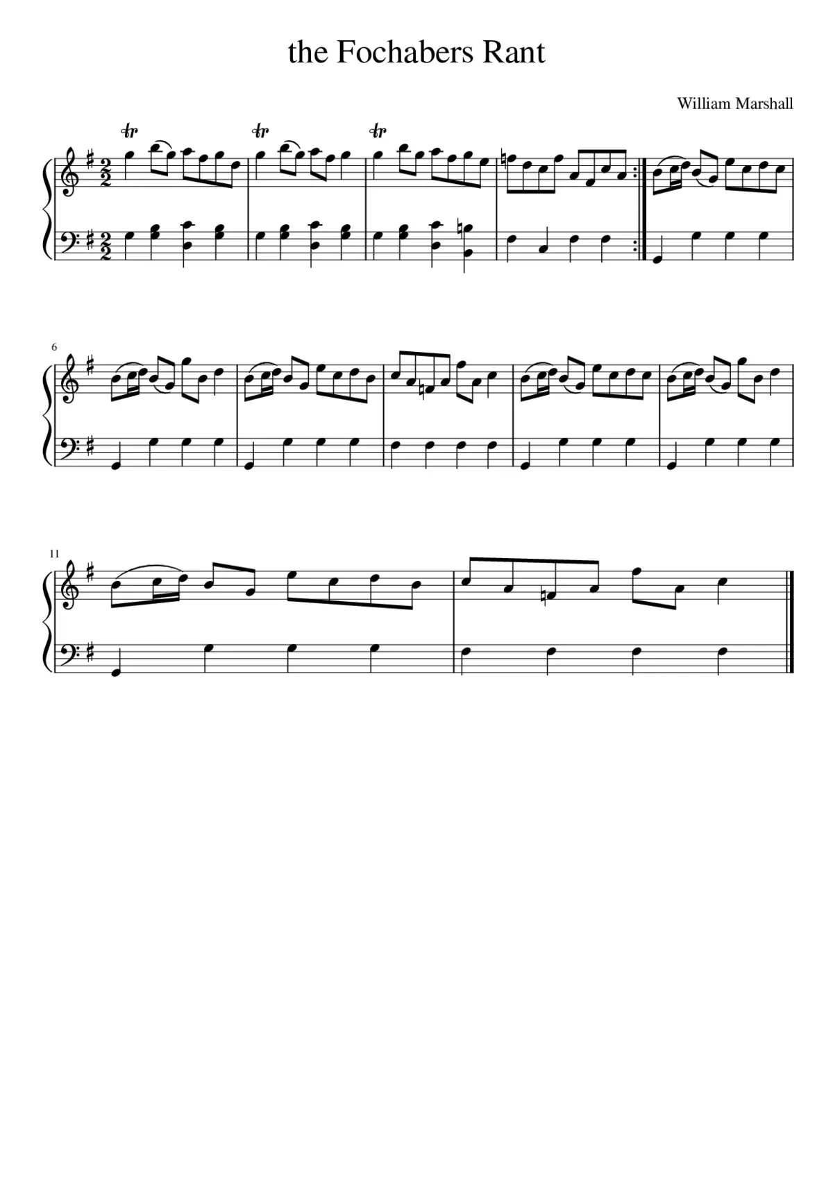 the Fochabers Rant - Page 1