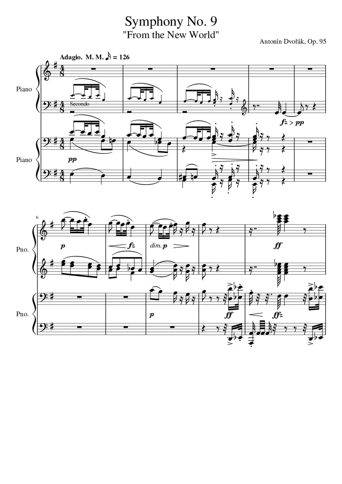 Symphony No.9 Op.95 - Page 1