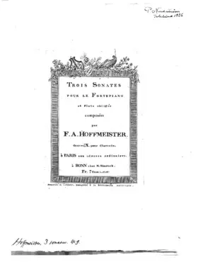 3 Sonatas for Flute and Keyboard