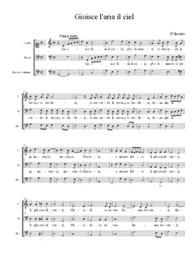 Gioisce l'aria il ciel