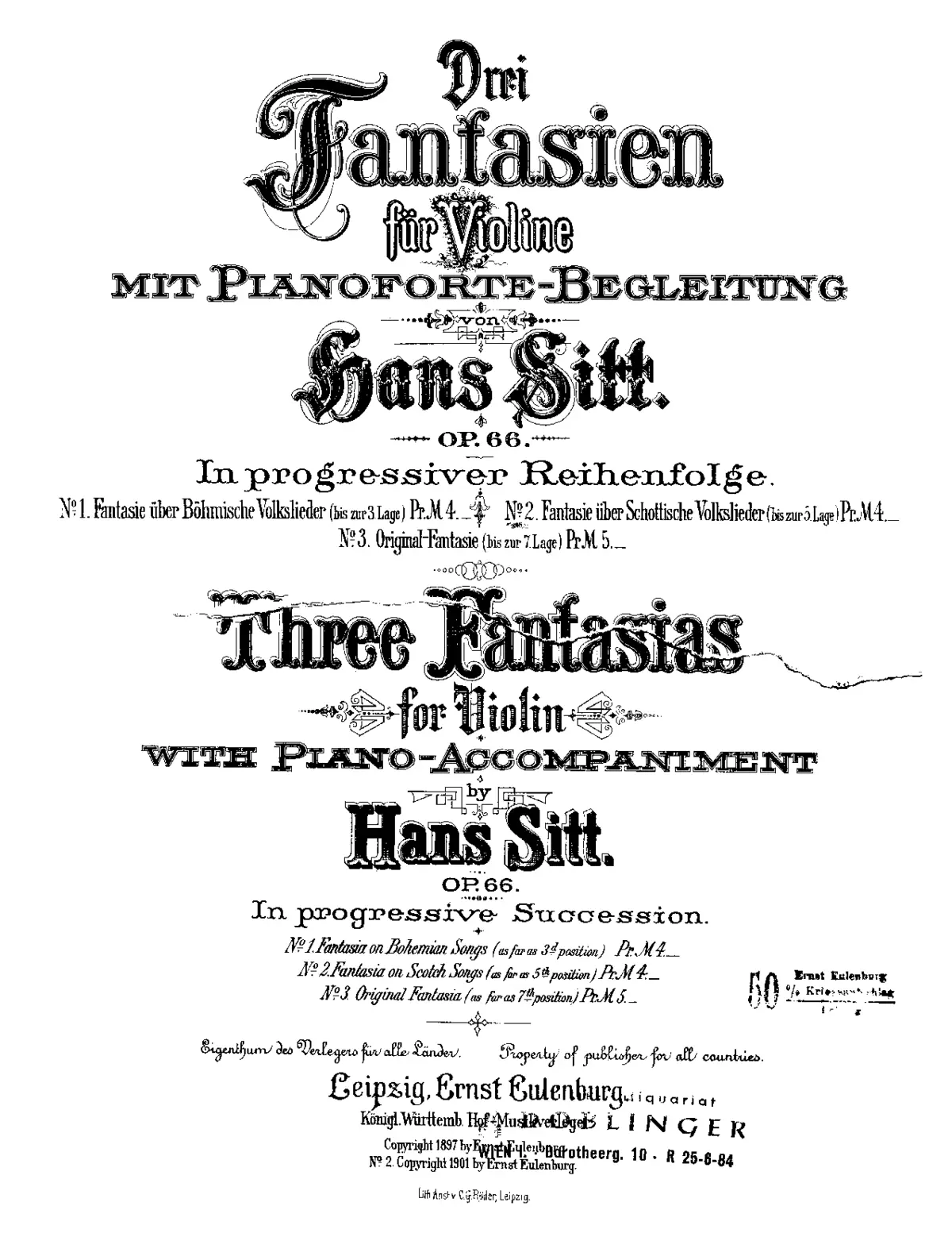 3 Fantasien - Page 1