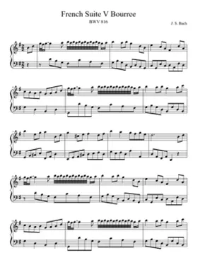 French Suite No.5 in G major BWV 816