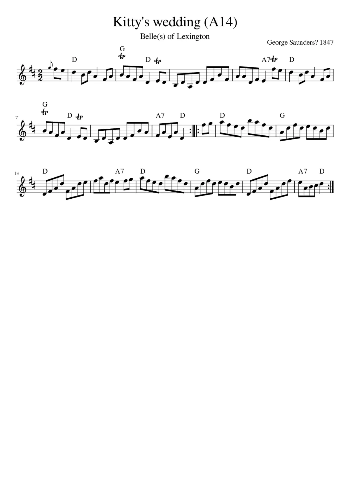 Kitty's wedding (A14) - Page 1