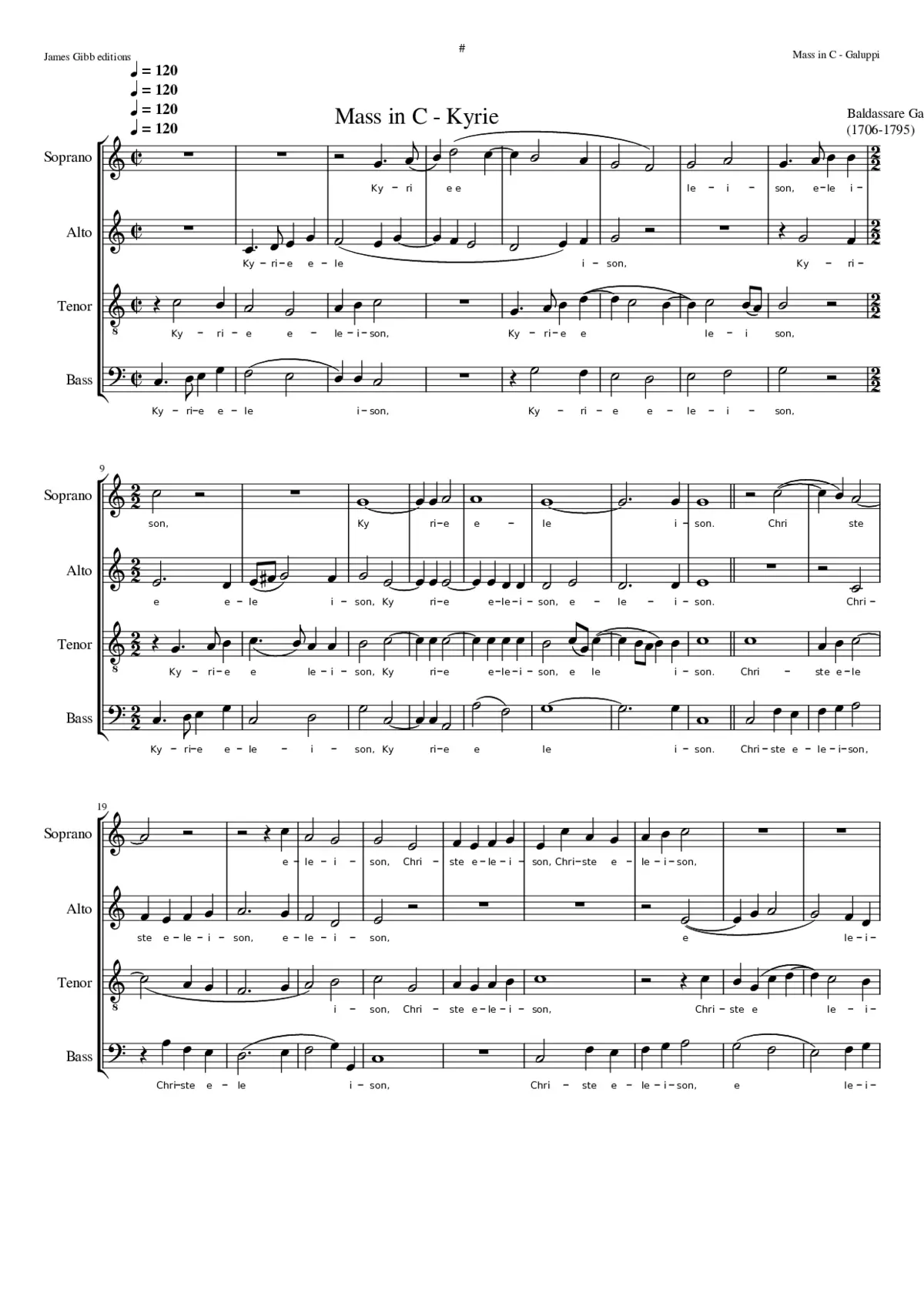 Missa in C Major - Page 1