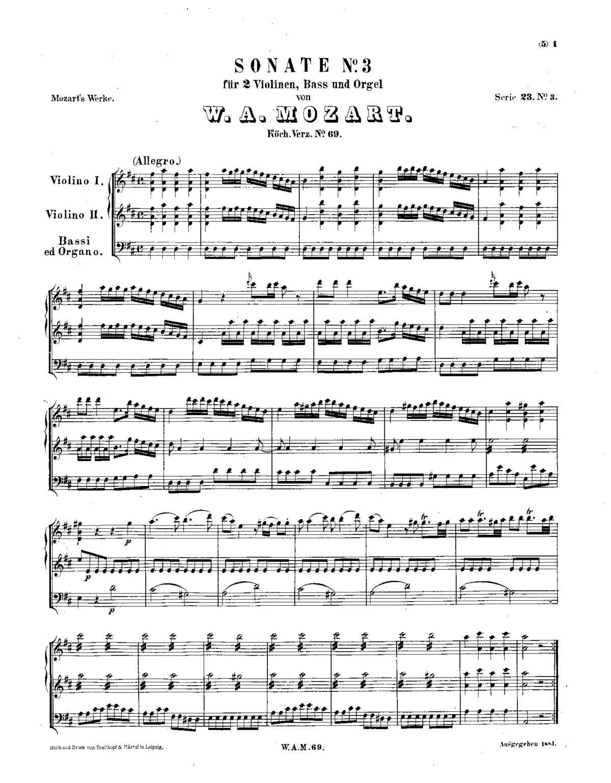 Church Sonata No.3 - Page 1