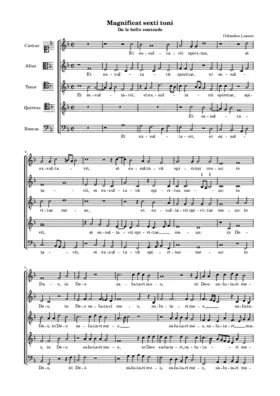 Magnificat Da le belle contrade