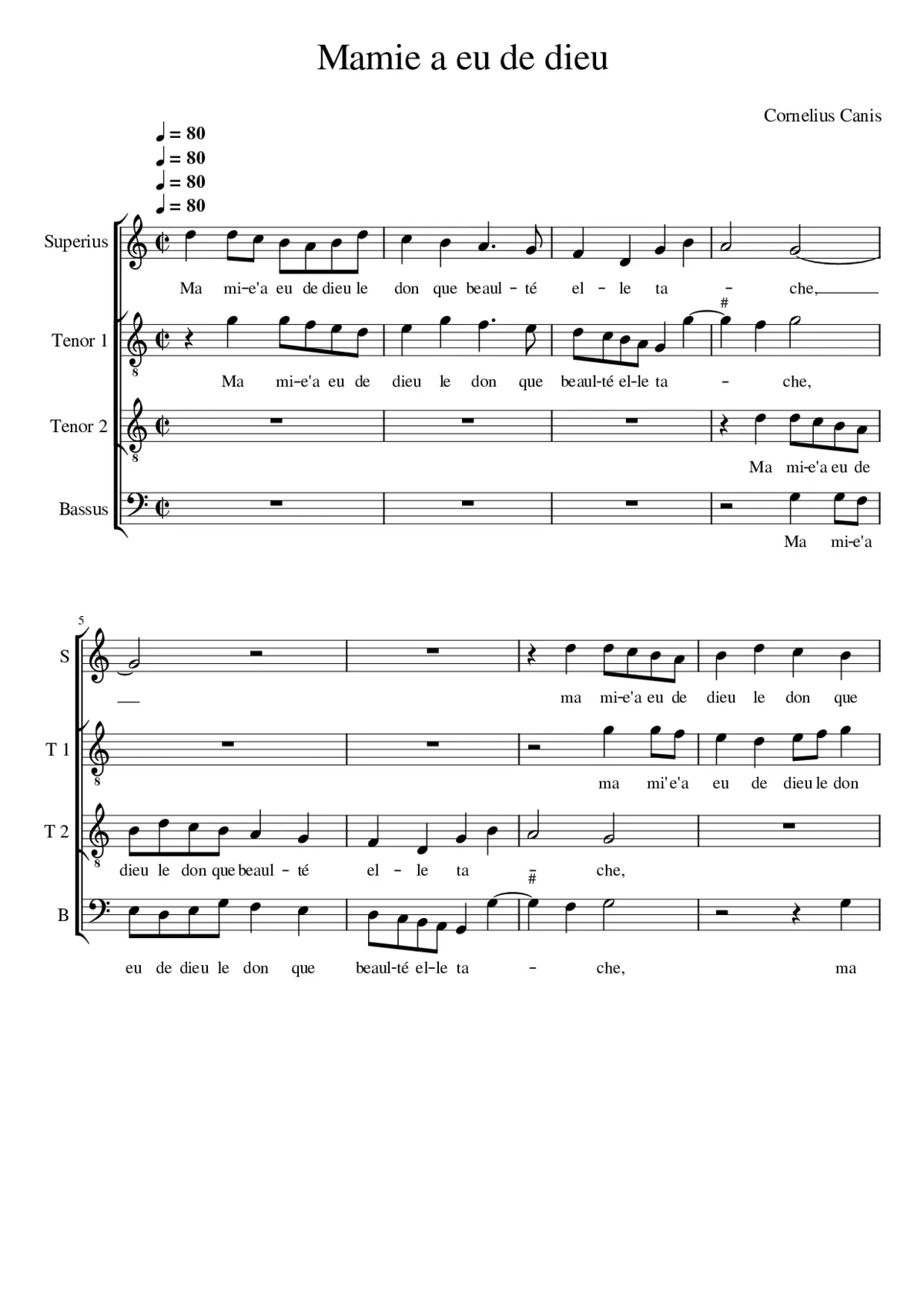 Mamie a eut de dieu - Page 1