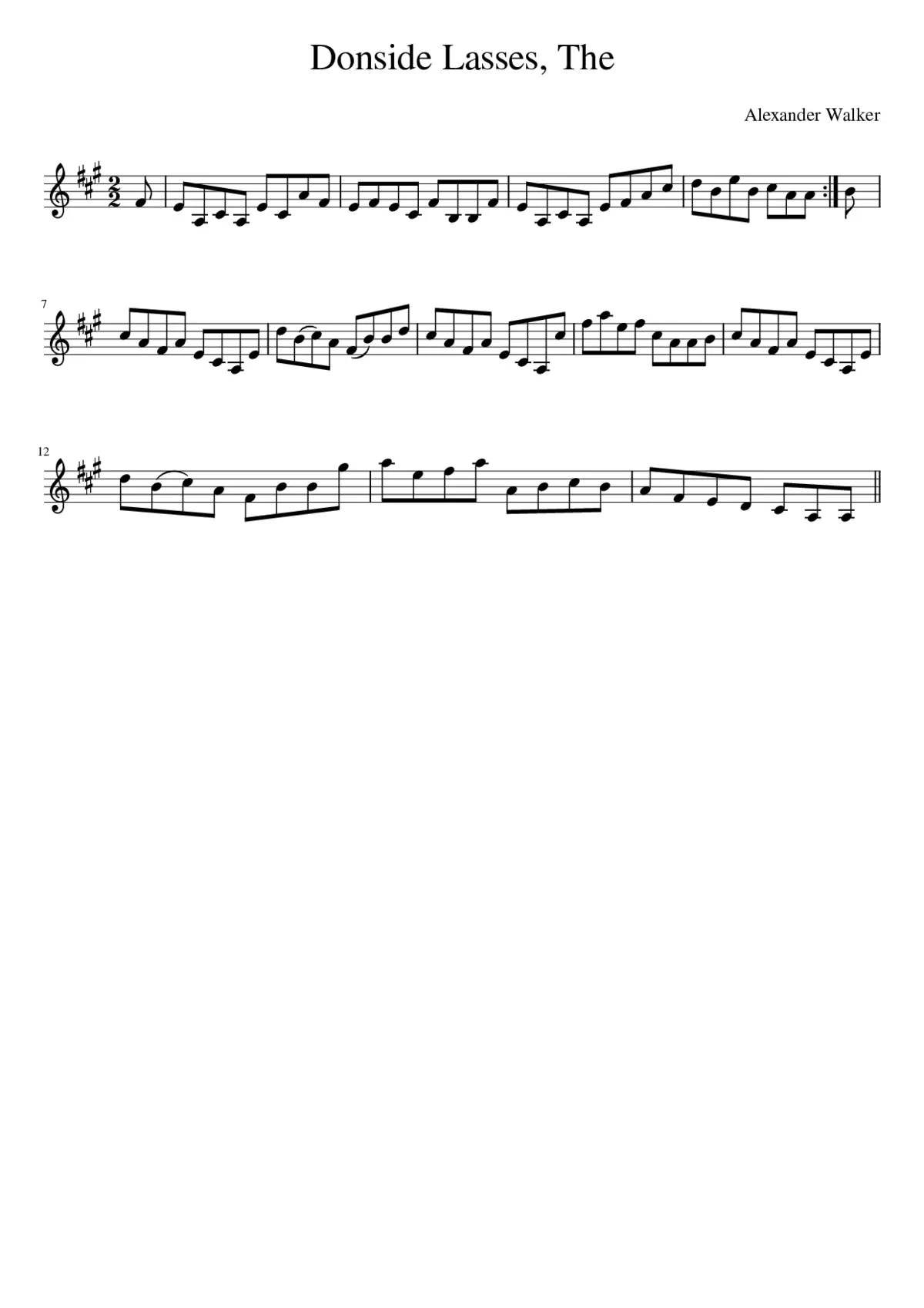 The Donside Lasses - Page 1