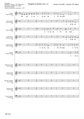 Magnificat septimi toni a 11