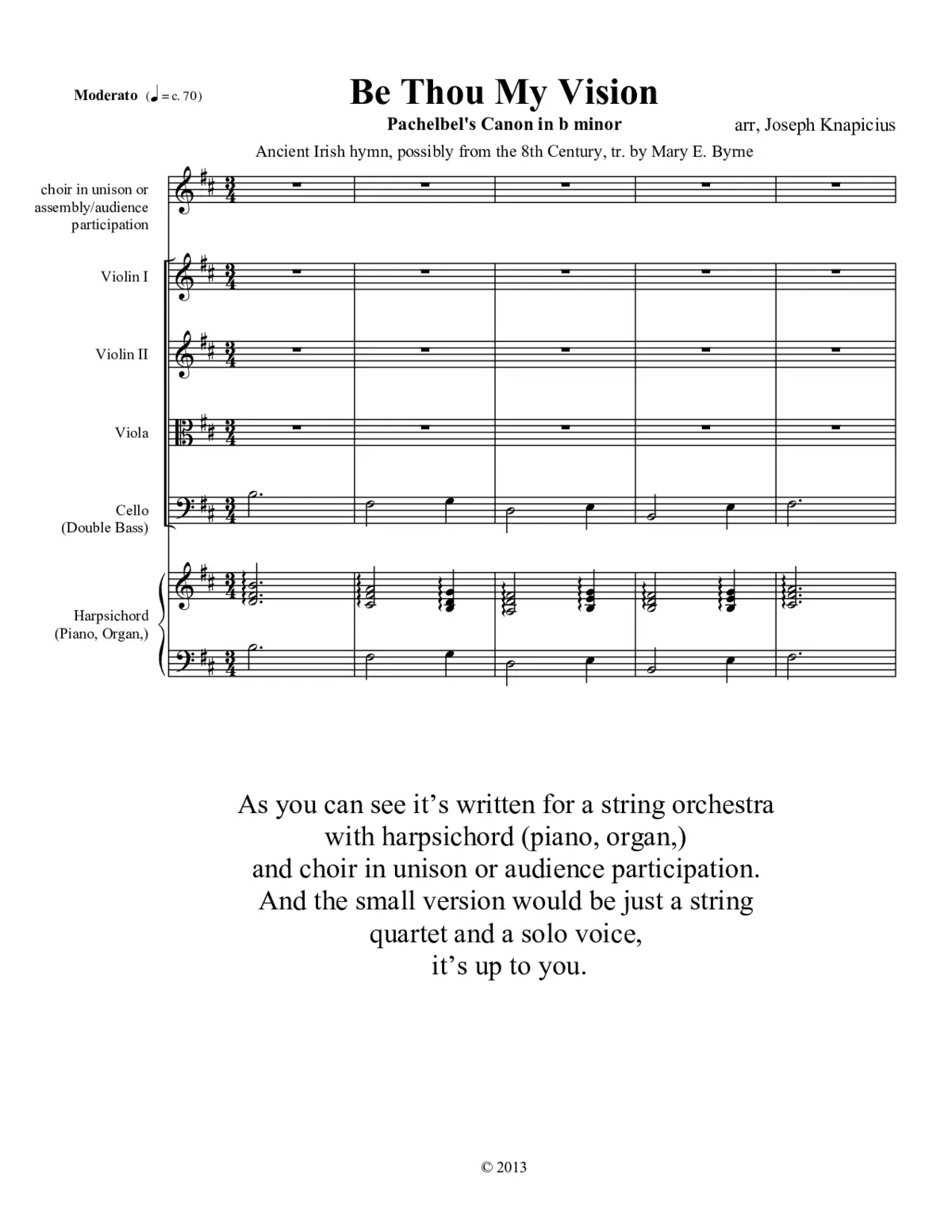 Be Thou my vision - Page 1