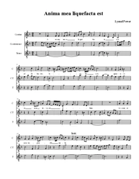 Anima mea liquefacta est