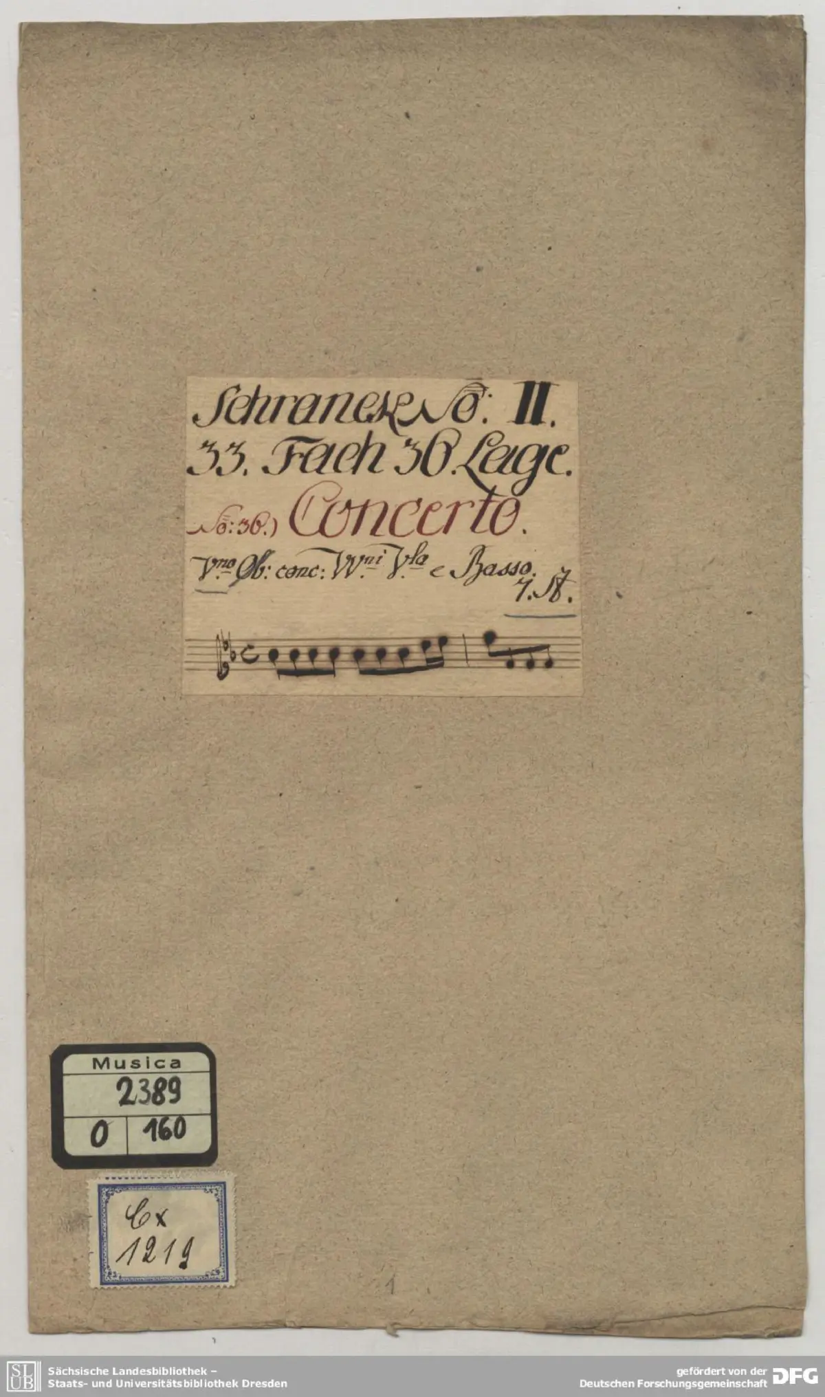 Violin Concerto in B major - Page 1