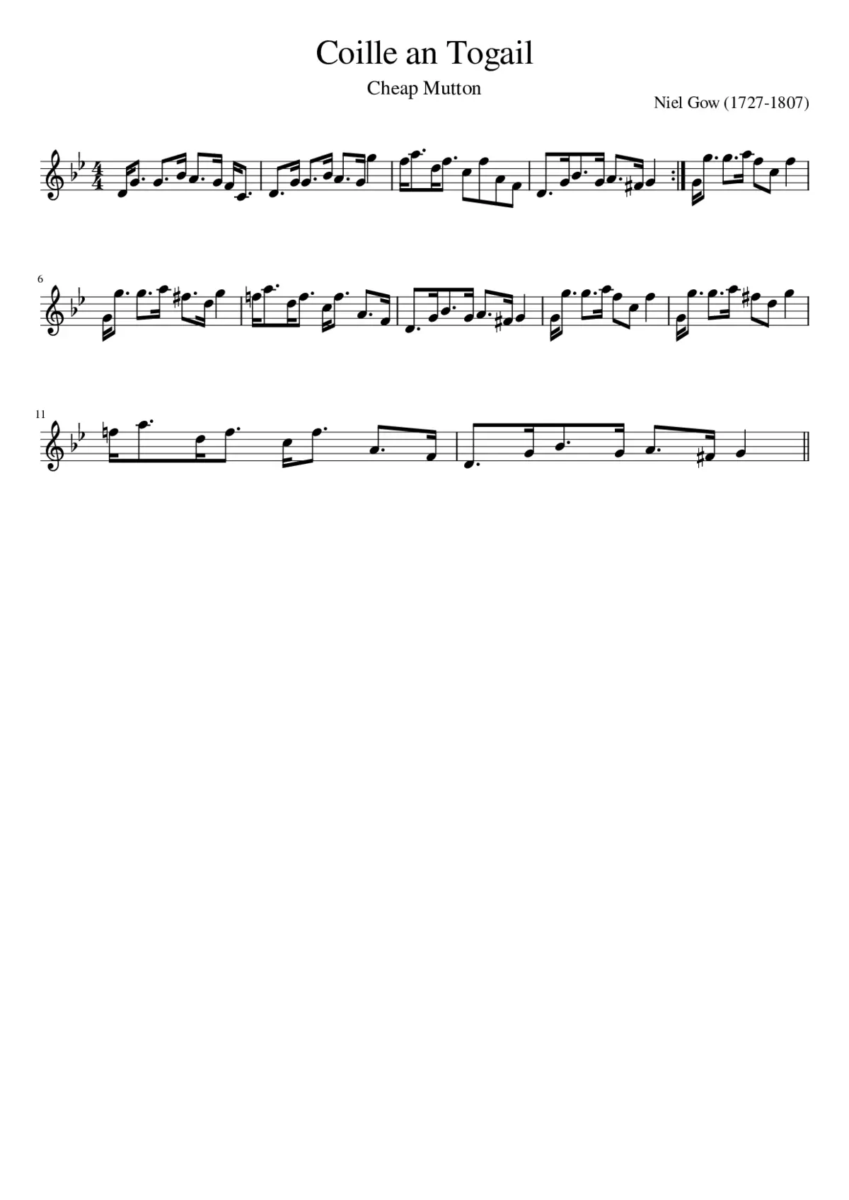 Coille an Togail - Page 1