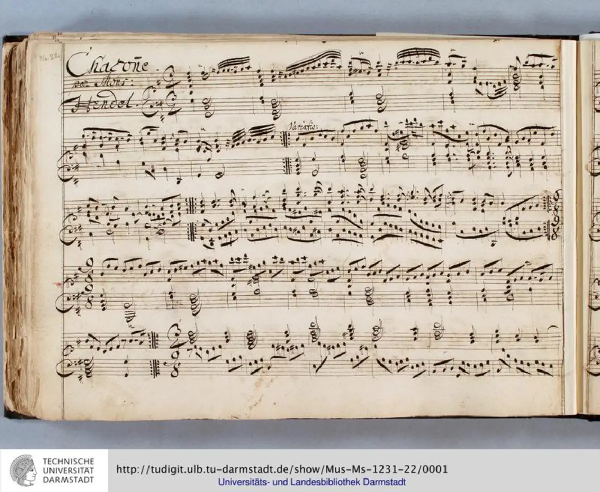 Chaconne in G major - Page 1