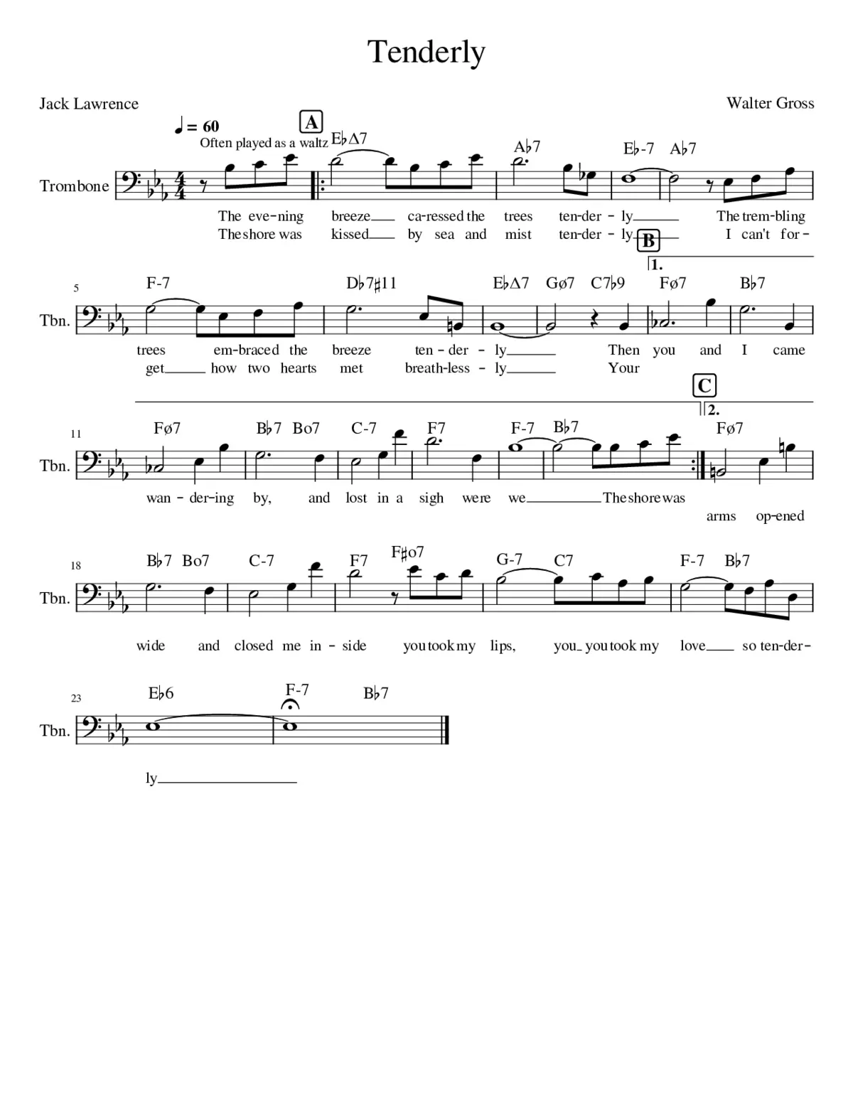 Tenderly - Page 1