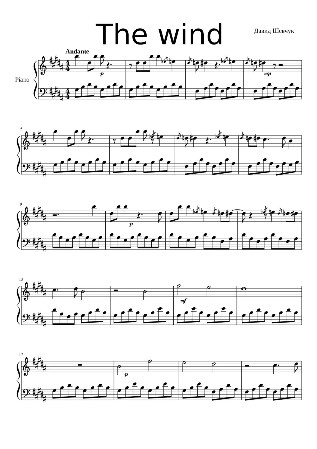 The Winde - Page 1