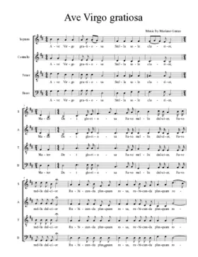 Ave Virgo gratiosa