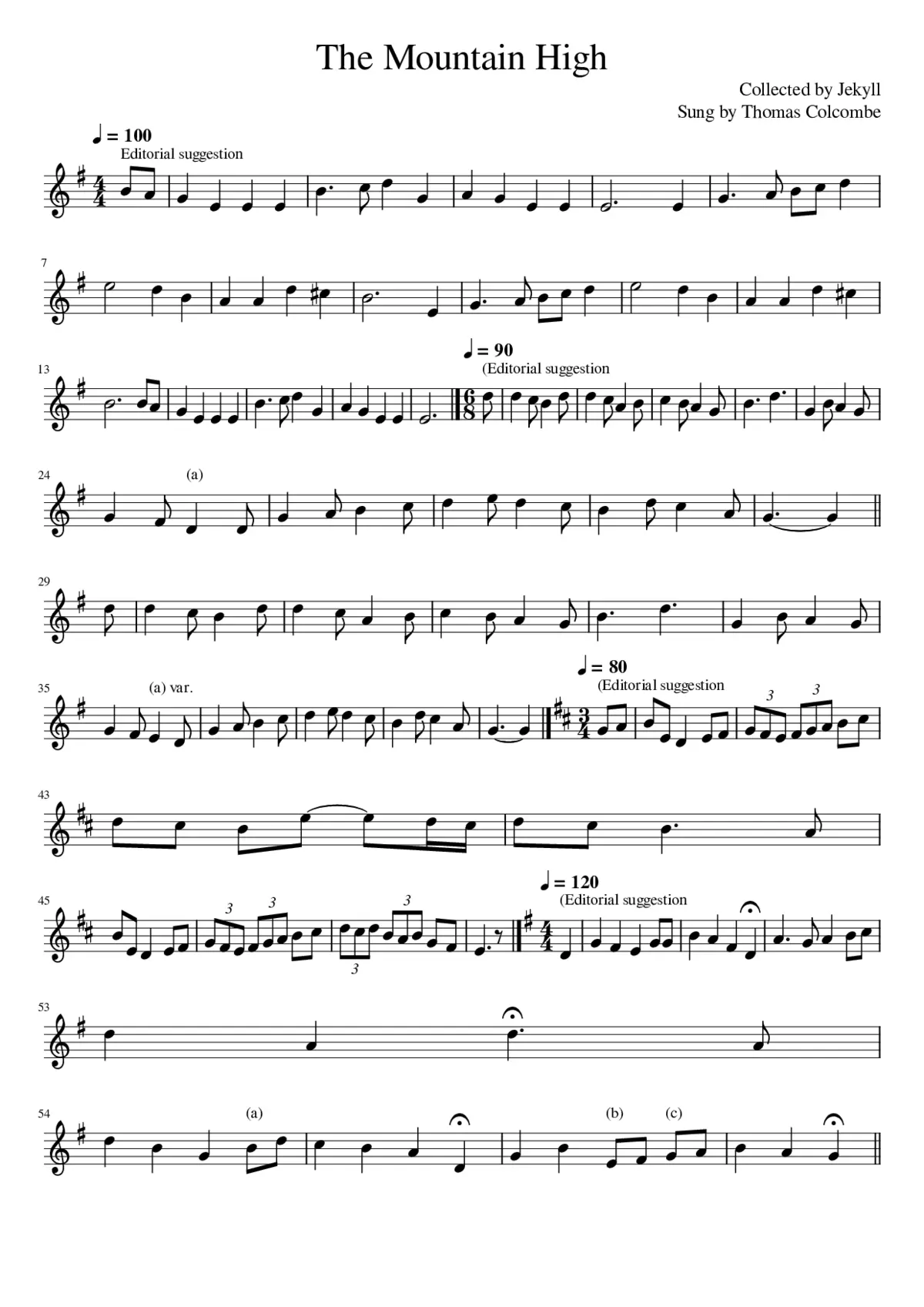 The Mountain High - Page 1