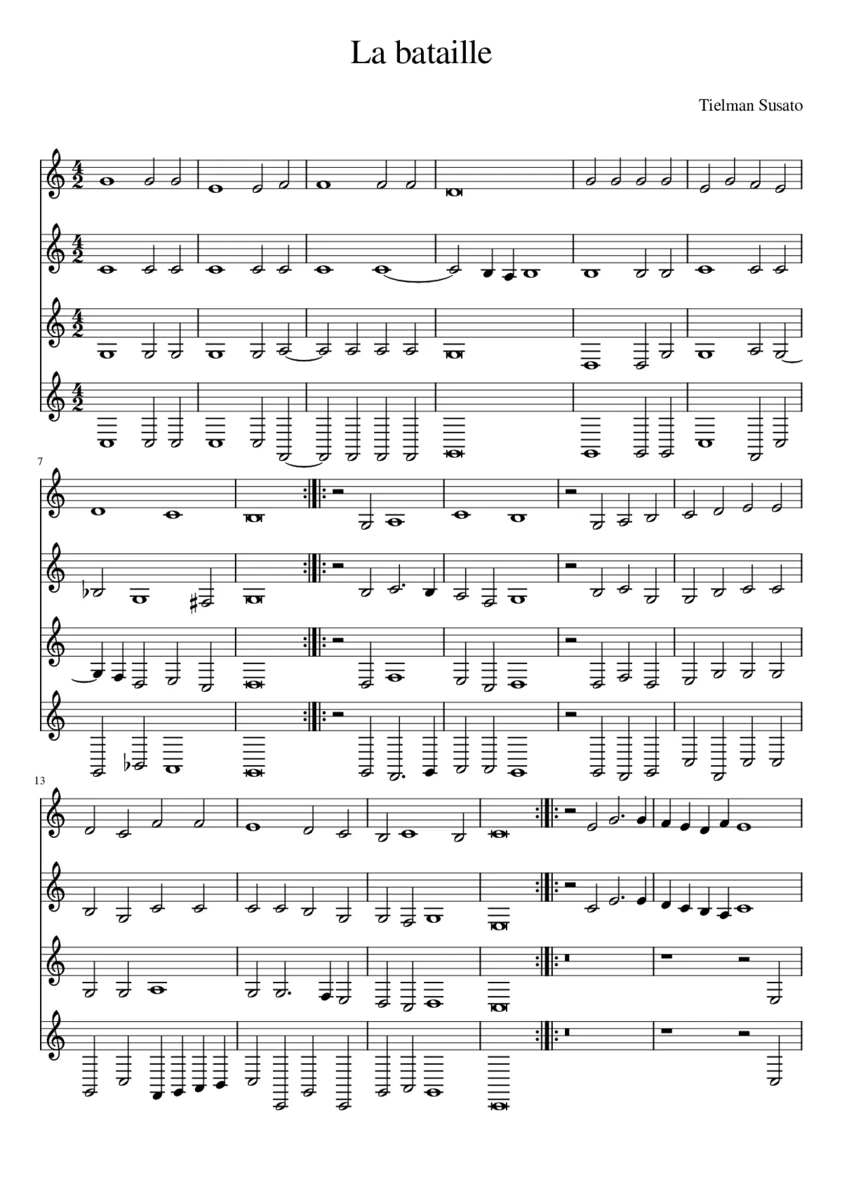 La bataille - Page 1