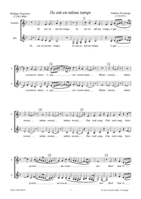 Ilz ont en mesme temps mesme contentement