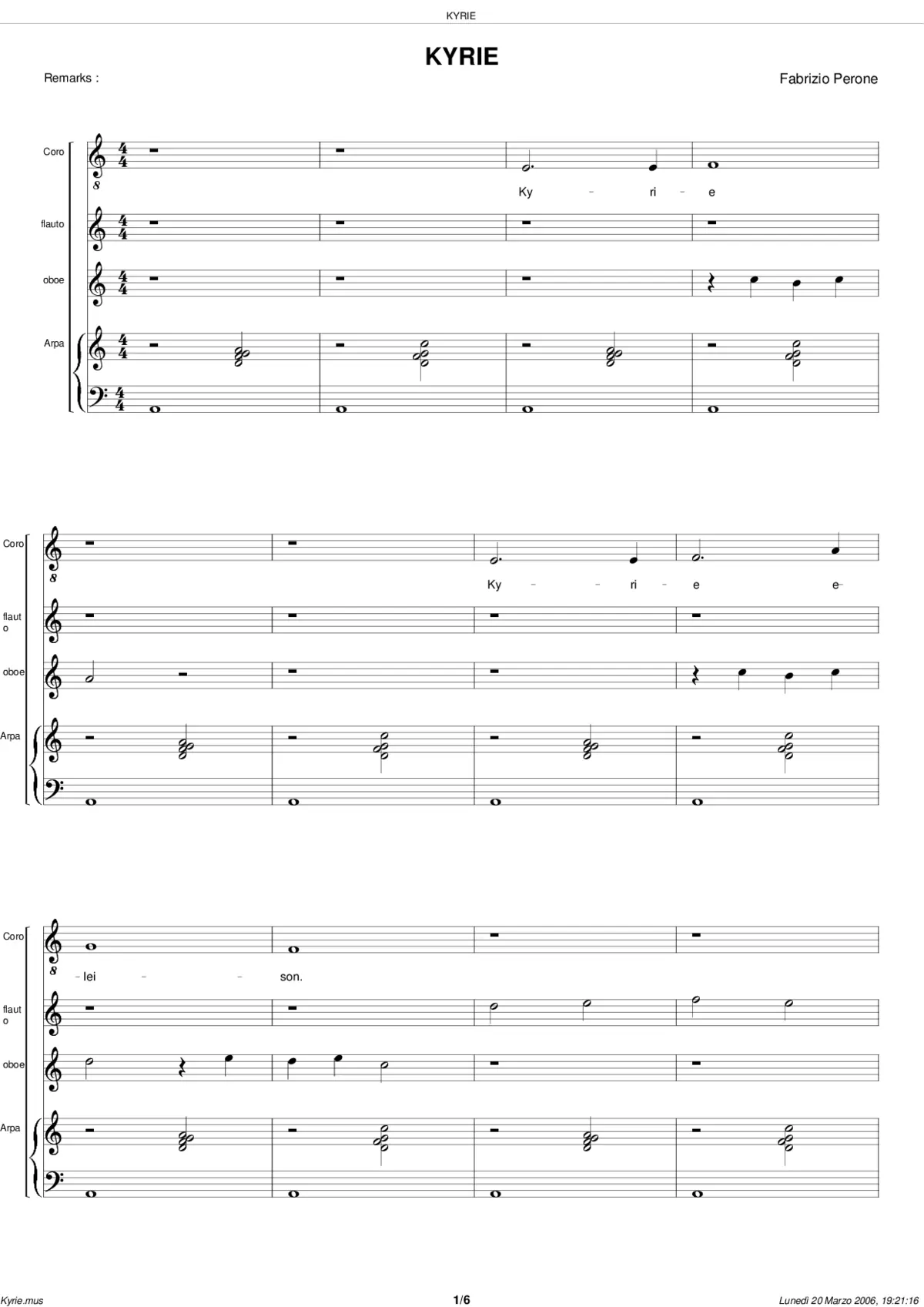 Kyrie - Page 1