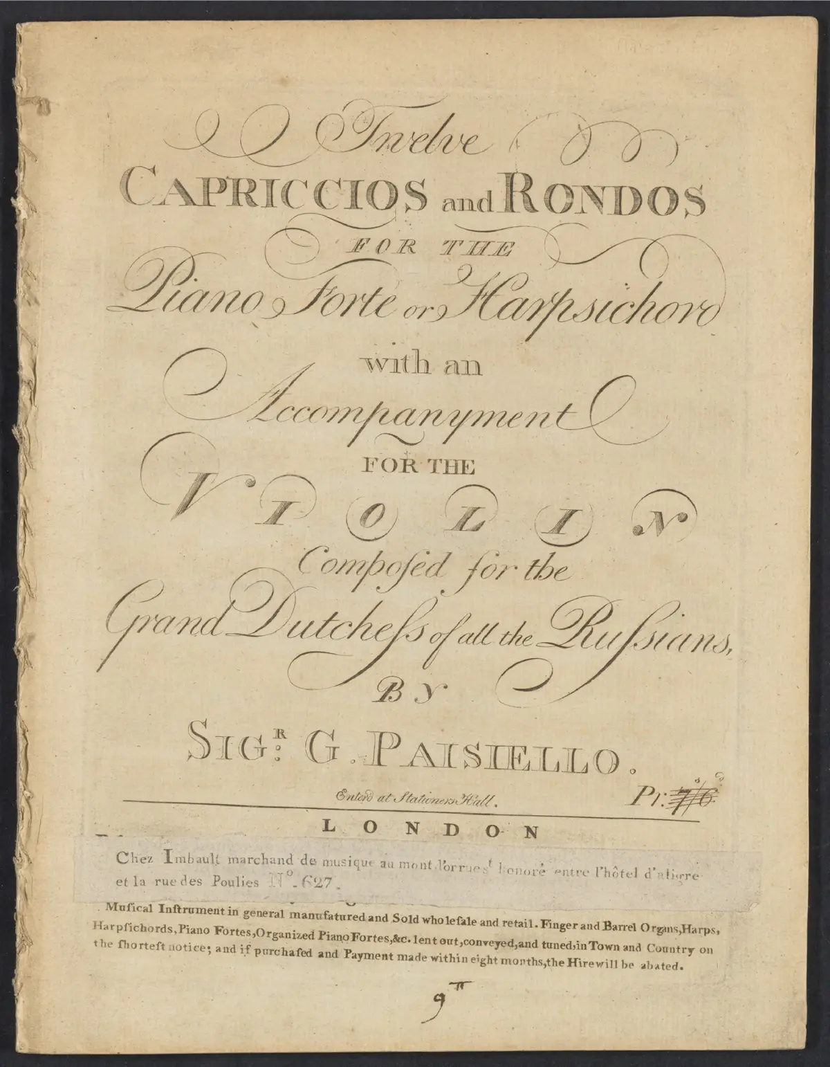 12 Capriccios and Rondos - Page 1
