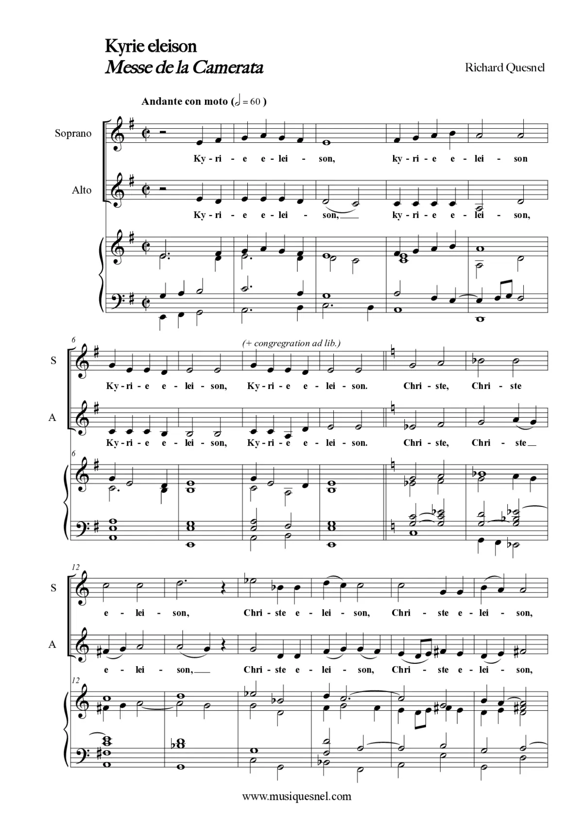 Kyrie de la Camerata - Page 1
