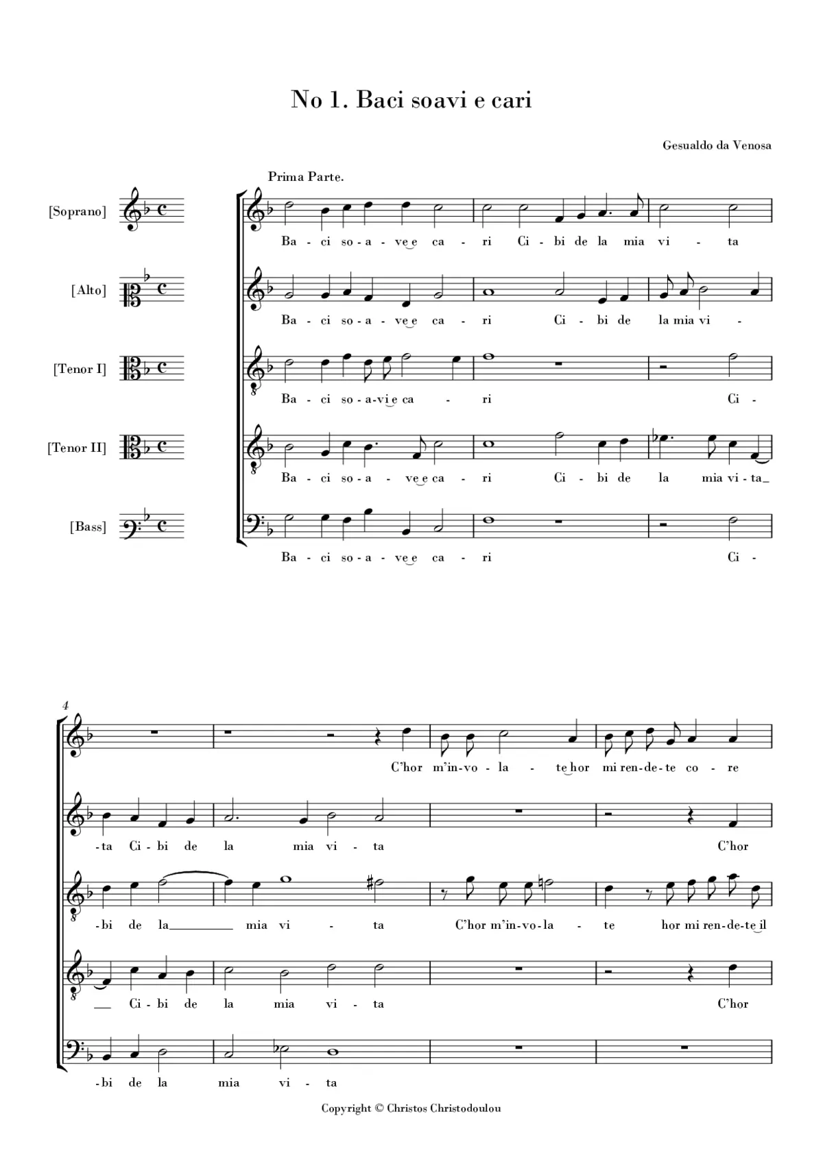 Baci soavi e cari - Page 1