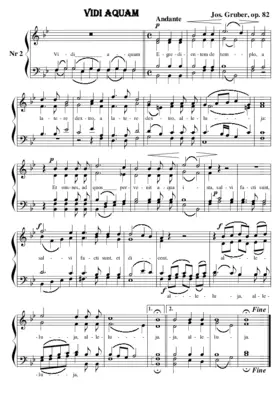 Vidi aquam, op. 82