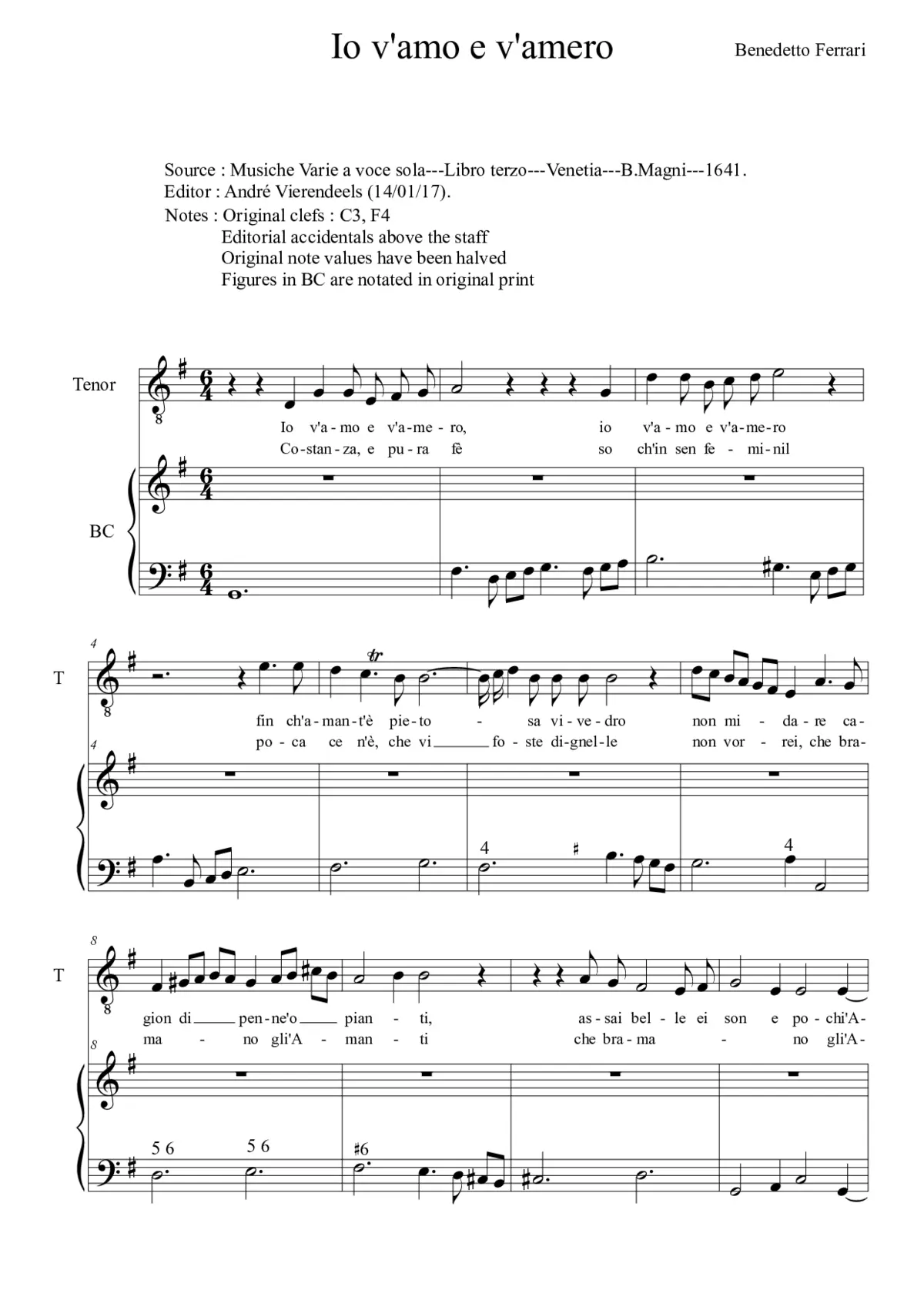 Io v'amo e v'amero - Page 1