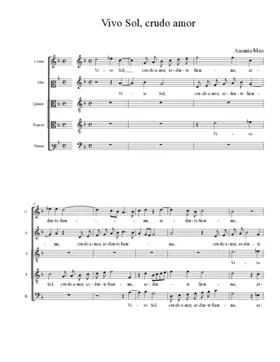 Vivo Sol, crudo amor