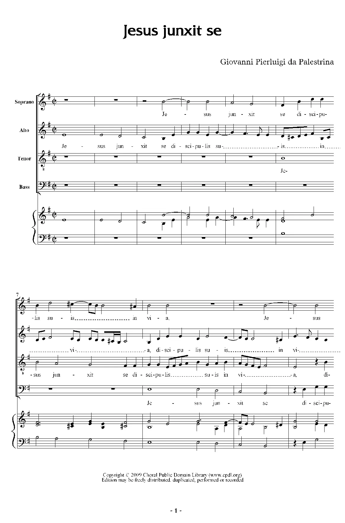 Iesus iunxit se - Page 1
