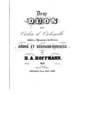 2 Duos for Violin and Cello, Op.6