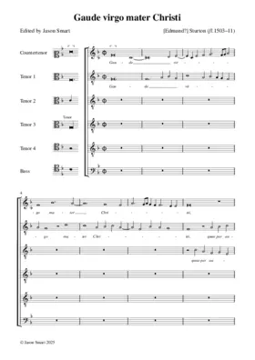 Gaude virgo mater Christi