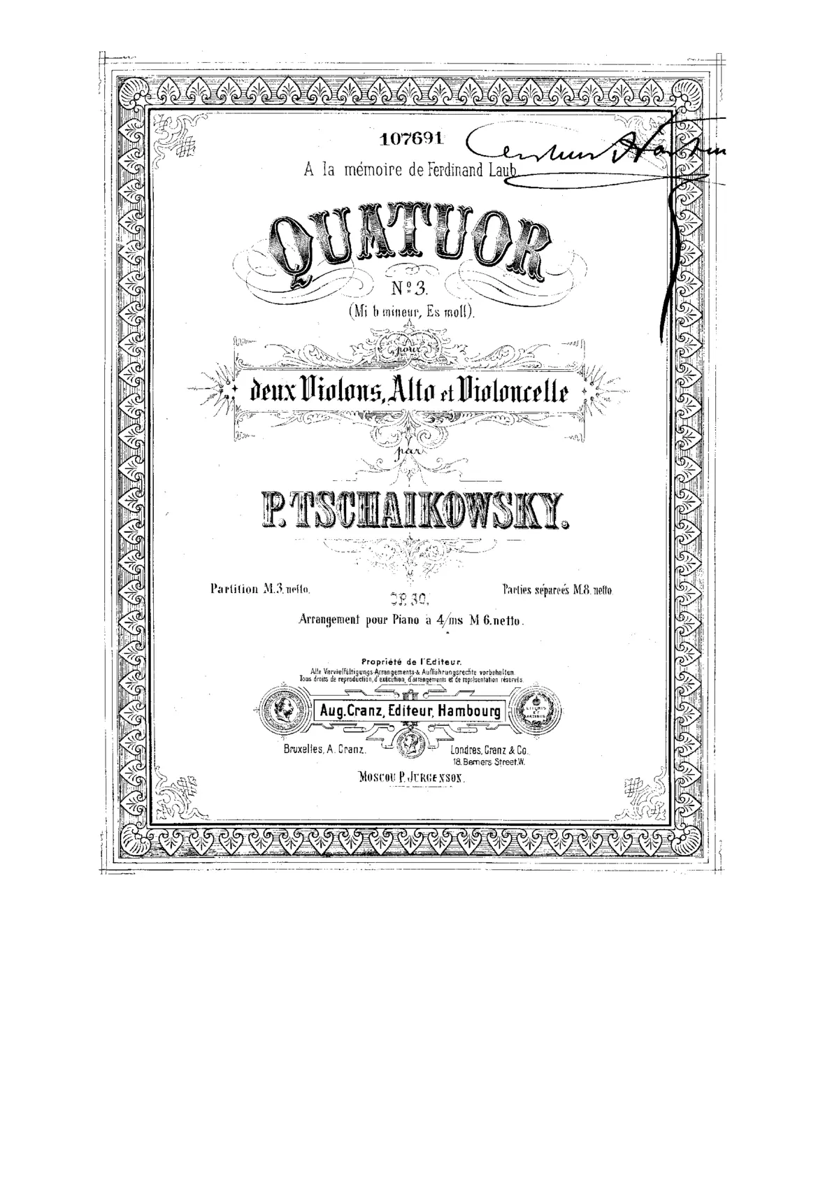 String Quartet No.3 - Page 1