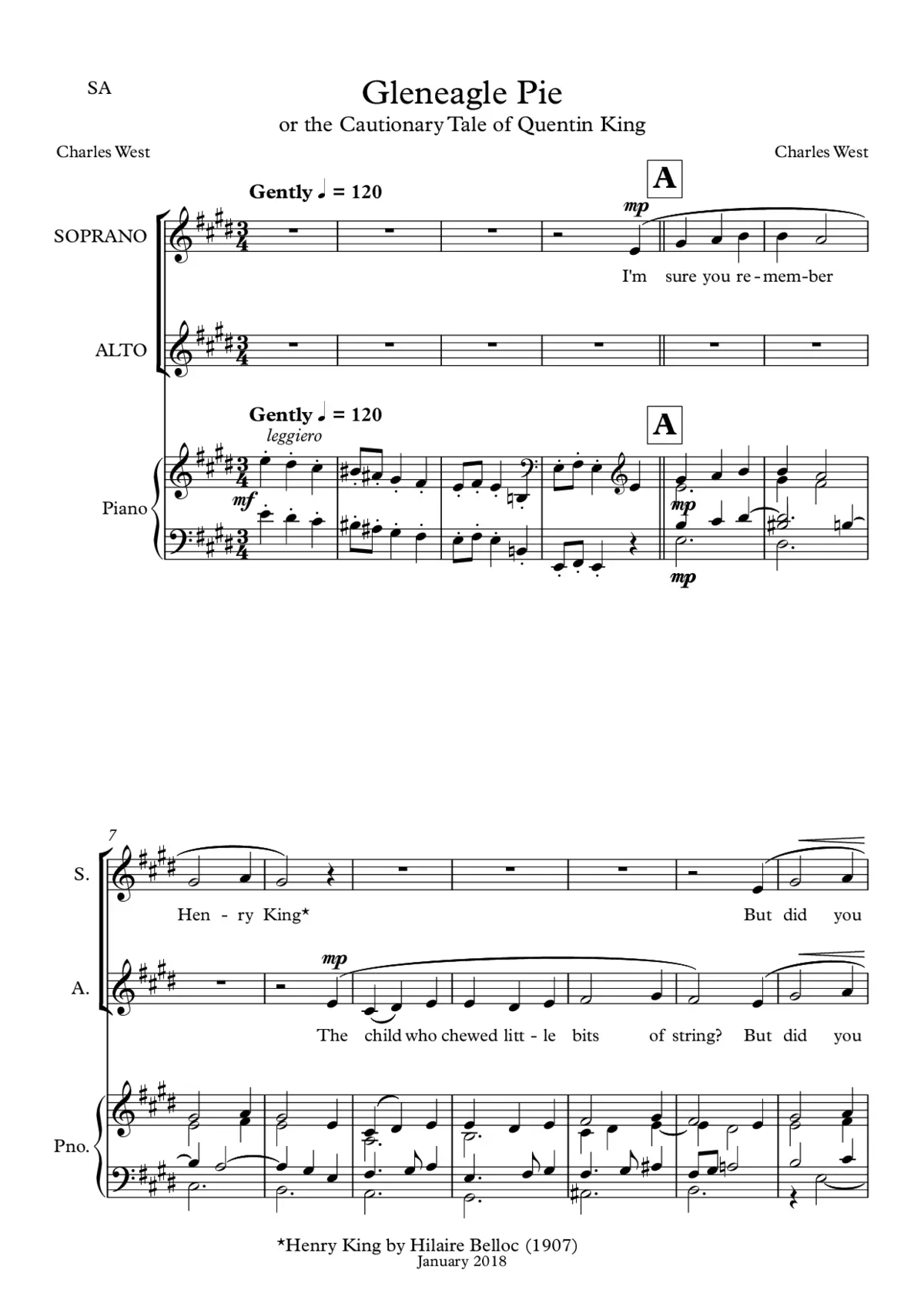 Gleneagle Pie - Page 1