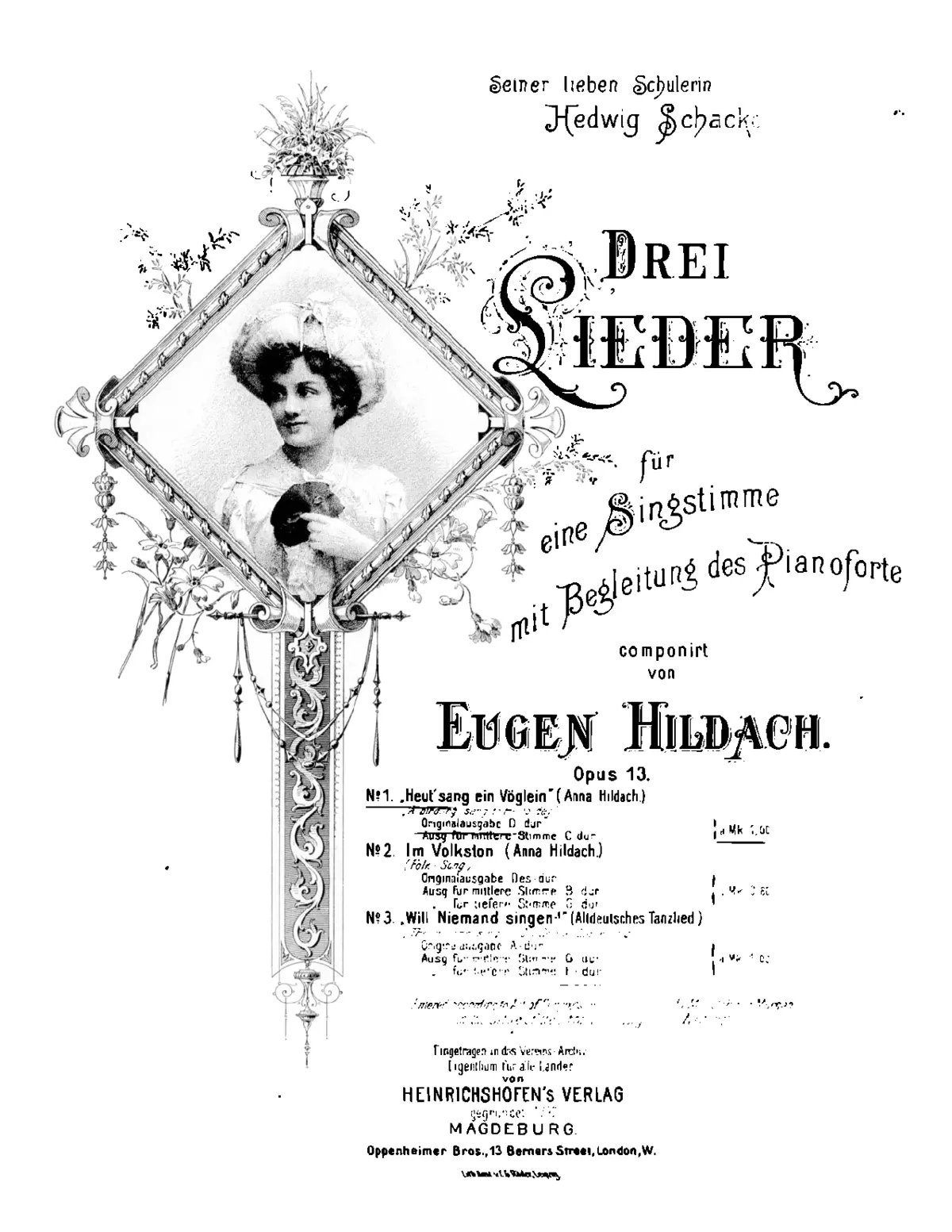 3 Lieder - Page 1
