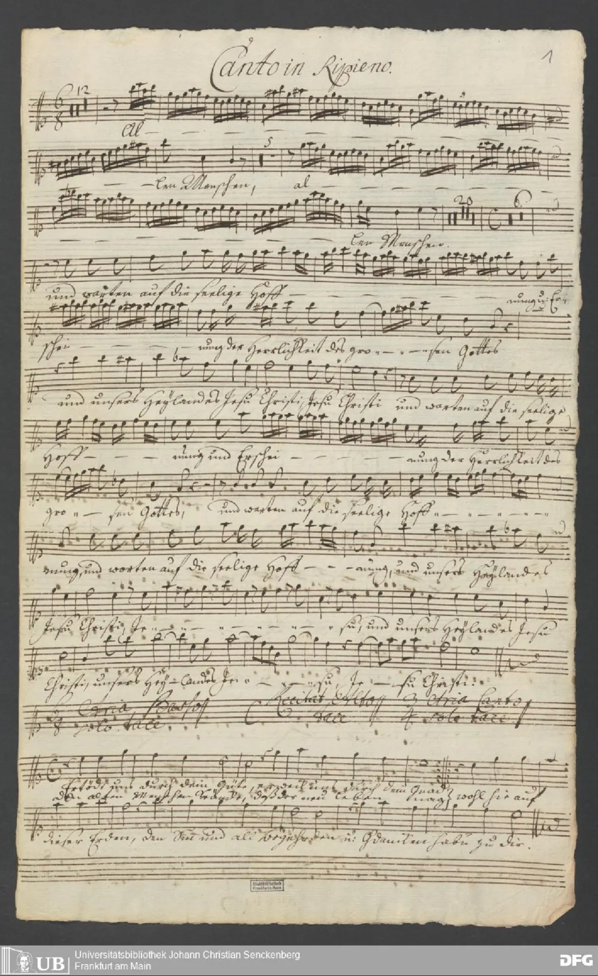 Es ist erschienen die heilsame Gnade - Page 1