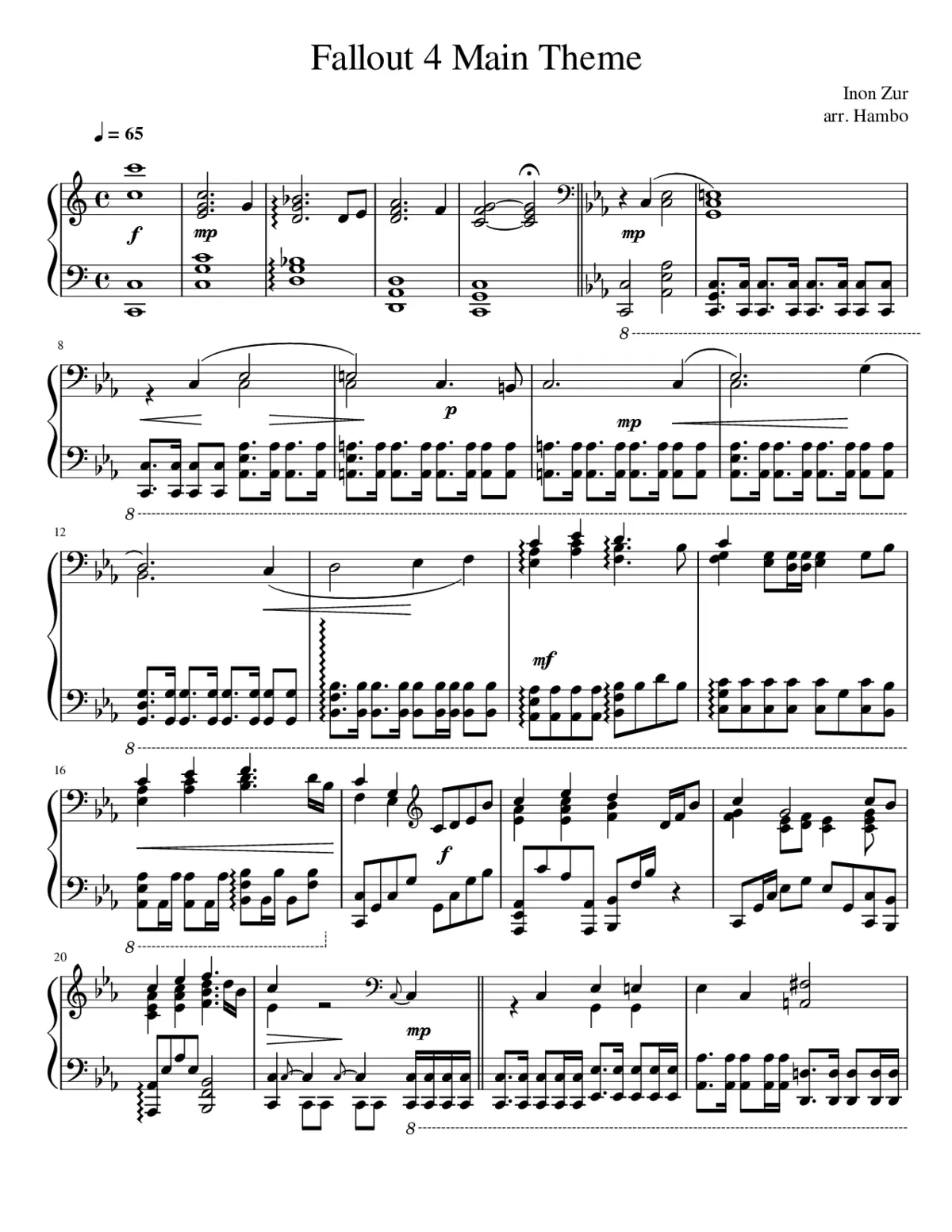 Fallout 4 Main Theme - Page 1