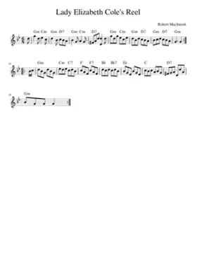 Lady Elizabeth Cole's Reel