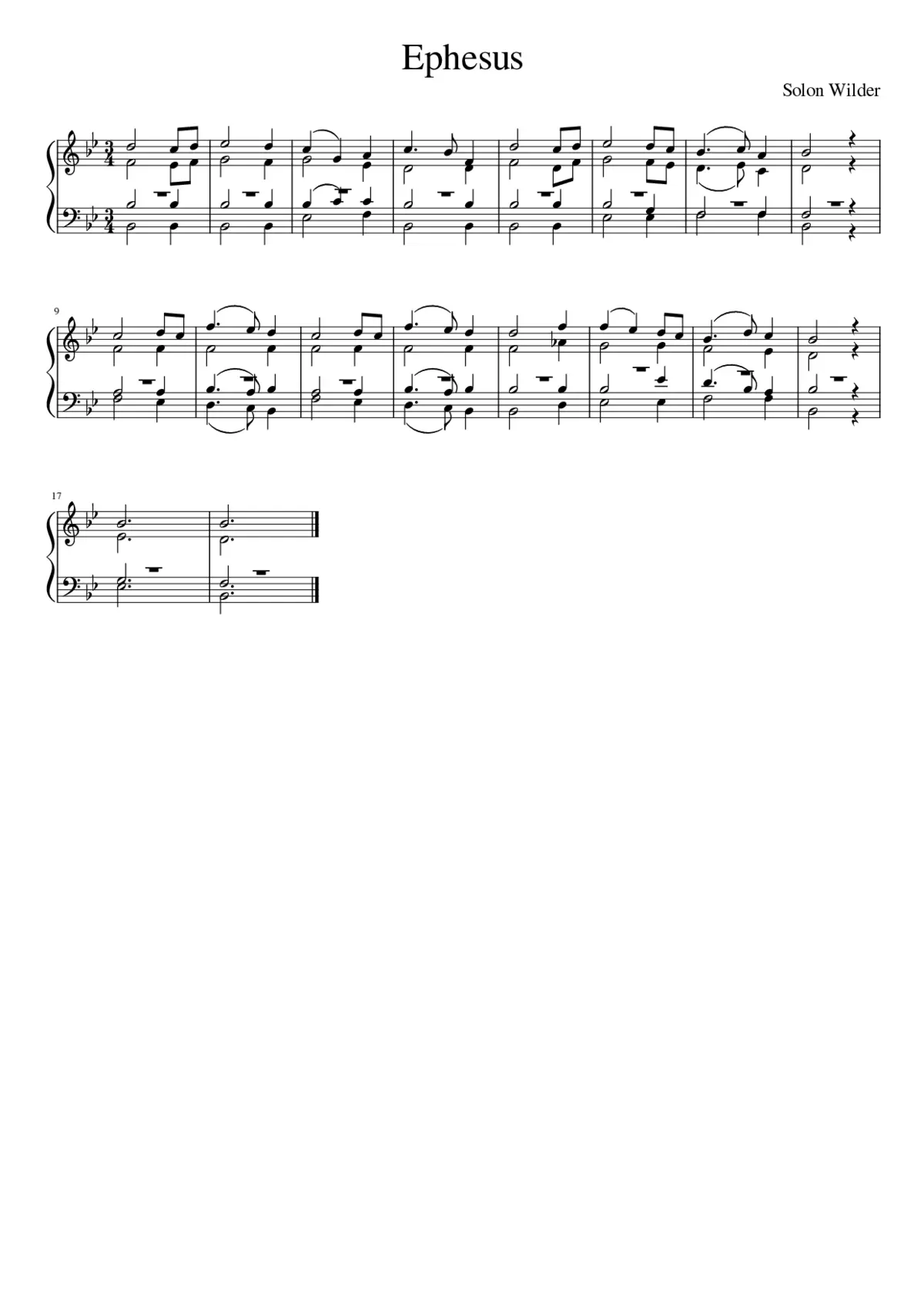 EPHESUS (Wilder) - Page 1