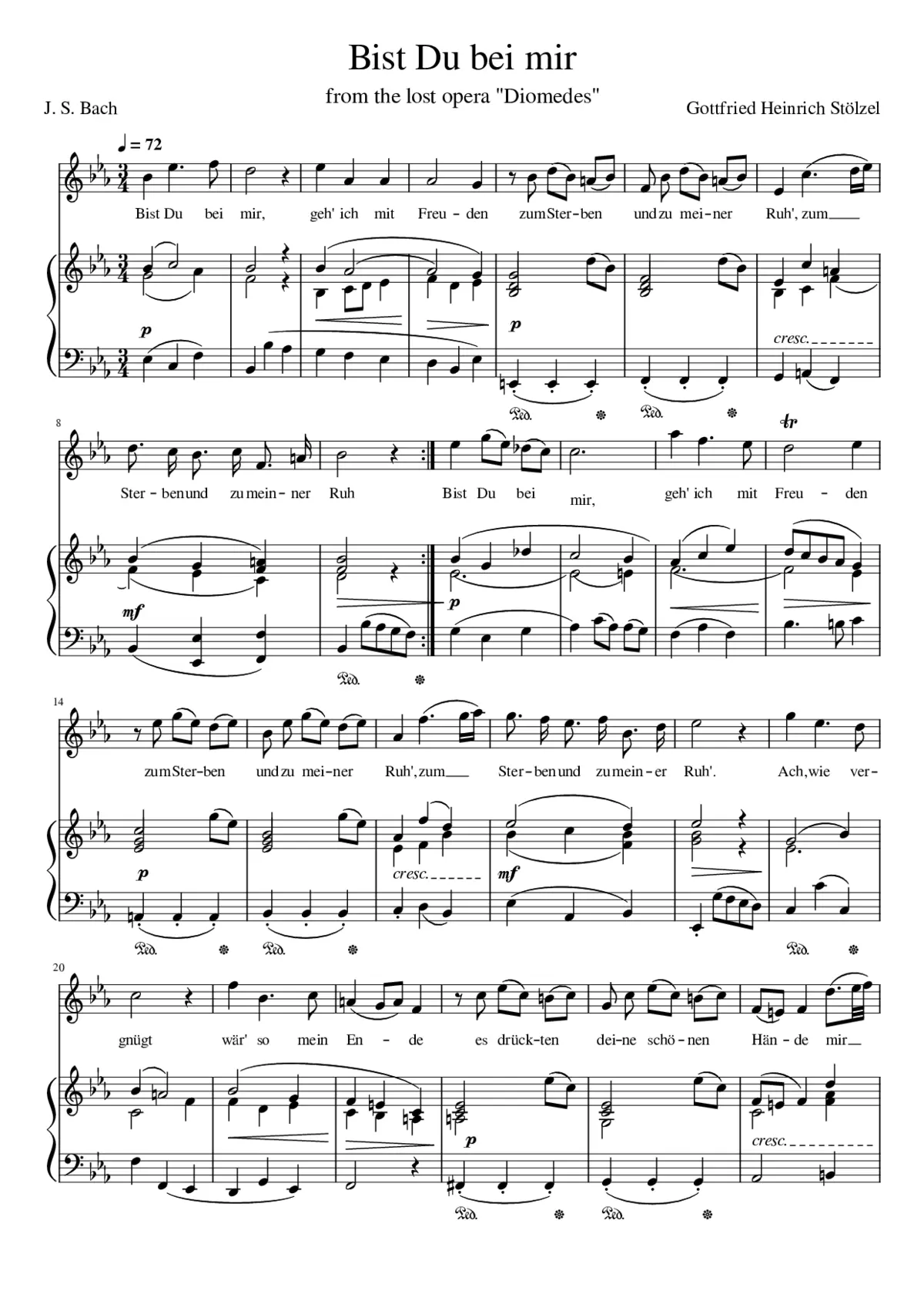 Bist du bei mir - Page 1